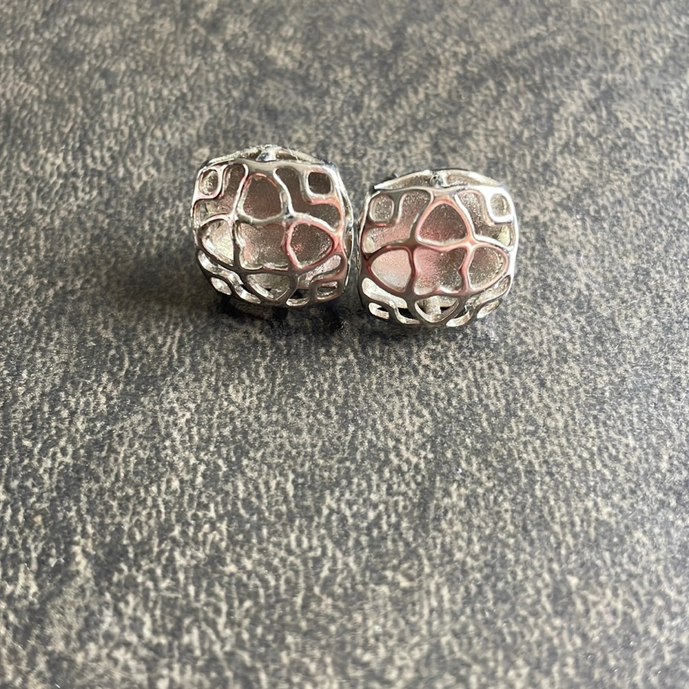 Silver Kendra Scott earrings